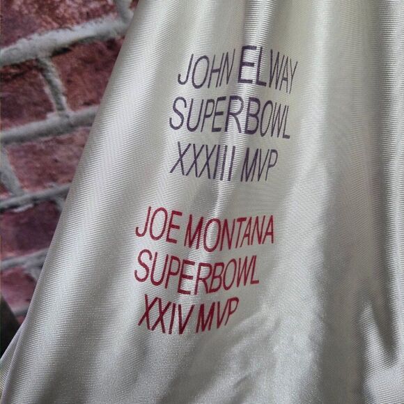 Mitchell & Ness Legends Jersey Size 54 Yellow Elway Marino Montana Unitas V Neck - Picture 3 of 9